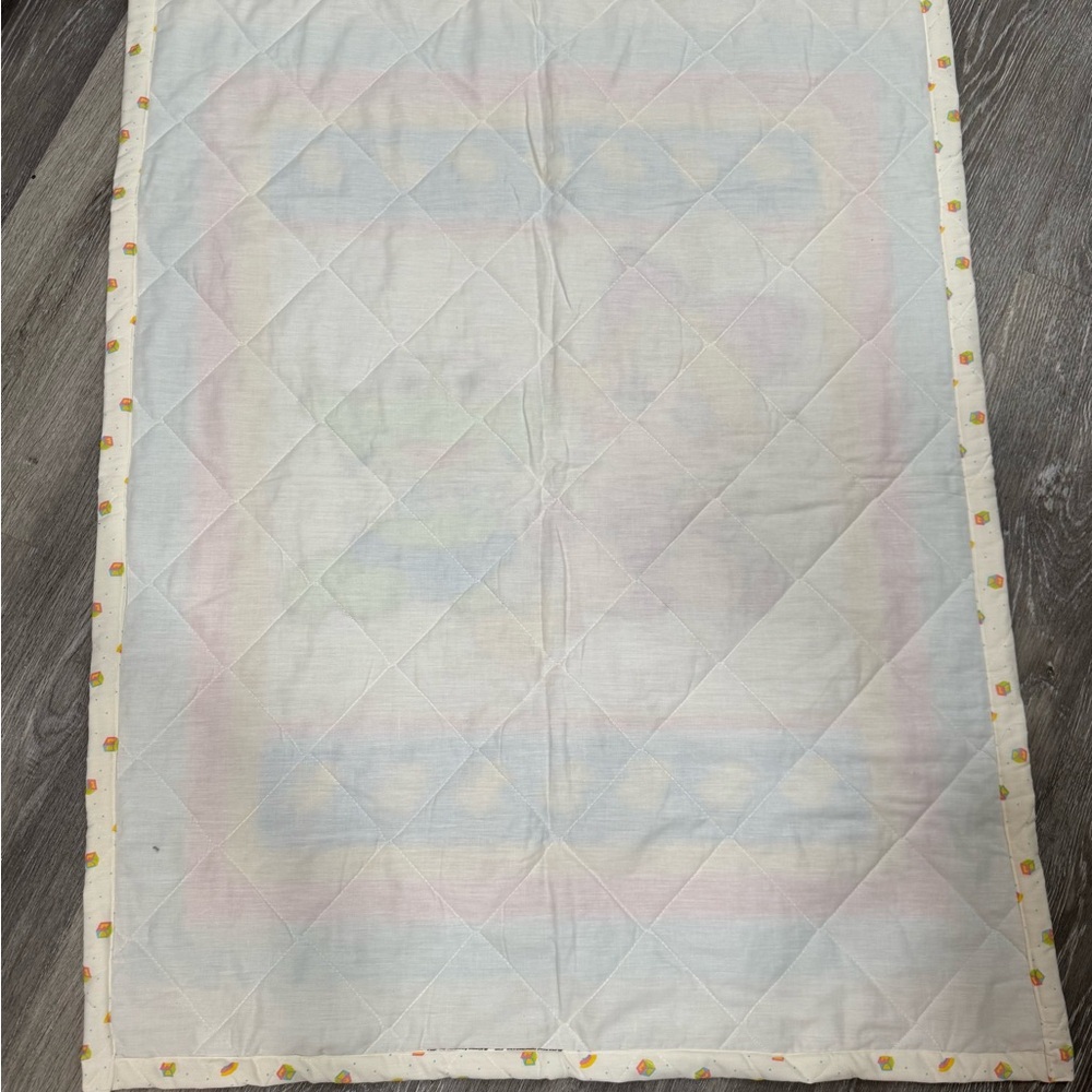 Baby blanket vintage 1984 . Kermit and ms piggy - Picture 3 of 3
